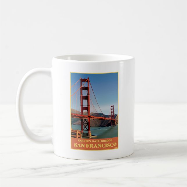 Taza De Café Puente Golden Gate de San Francisco (Izquierda)