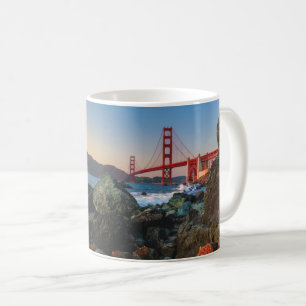 Taza De Café Puente Golden Gate en la oscuridad el   San
