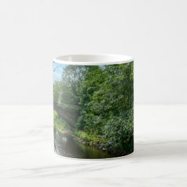 Taza De Café Puente Hawksclough sobre el río Calder