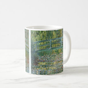 Taza De Café Puente Japonés Nenúfares Arte de Claude Monet