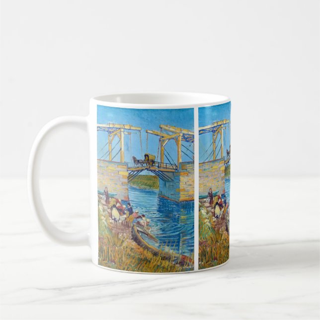 Taza De Café Puente Langlois en Arles (1888) Vincent Van Gogh (Izquierda)