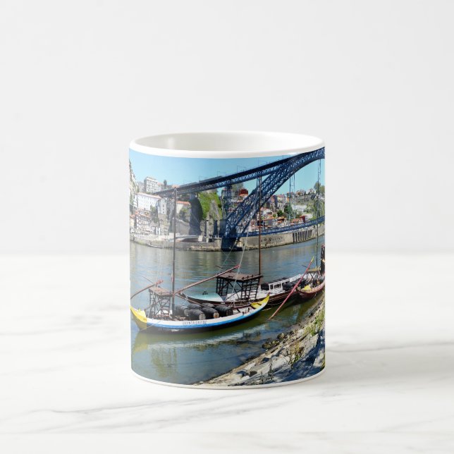 Taza De Café Puente Luis 1 sobre el río Douro Portugal (Centro)