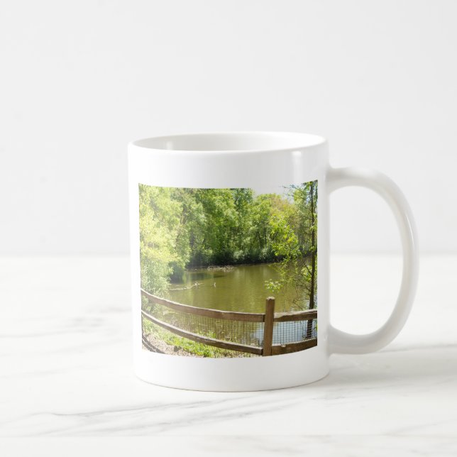 Taza De Café puente pintoresco (Derecha)