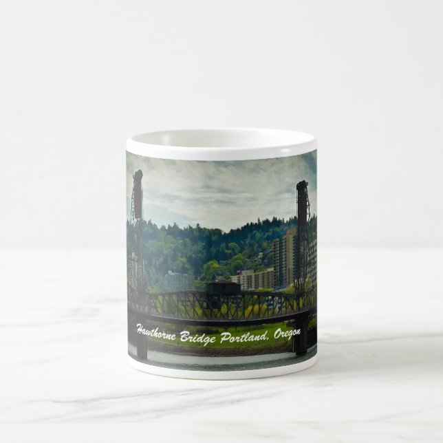 Taza De Café Puente Portland, Oregon de Hawthorne (Centro)