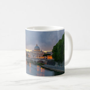 Taza De Café Puente St. Angelo, Basílica de San Pedro, Roma