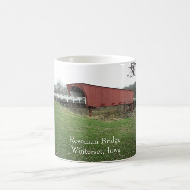 Taza De Café Puente Winterset, Iowa de Roseman (Centro)