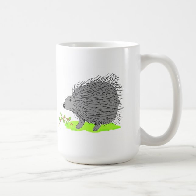 Taza De Café Puercoespín de Dibujos Animados (Derecha)