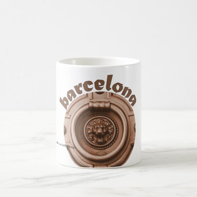 Taza De Café Puerta de Barcelona Knocker Mug (Centro)
