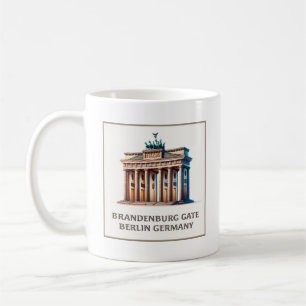 Taza De Café Puerta de Brandeburgo Berlín Alemania