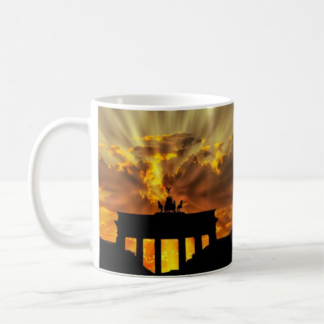 Taza De Café Puerta de Brandenburgo, Berlín, Alemania (Izquierda)