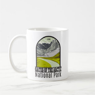 Taza De Café Puerta del Parque Nacional del Ártico Vintage Ala
