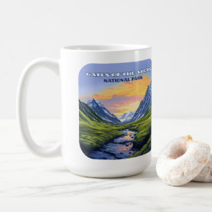 Taza De Café Puerta del Parque Nacional del Ártico Vintage Alas