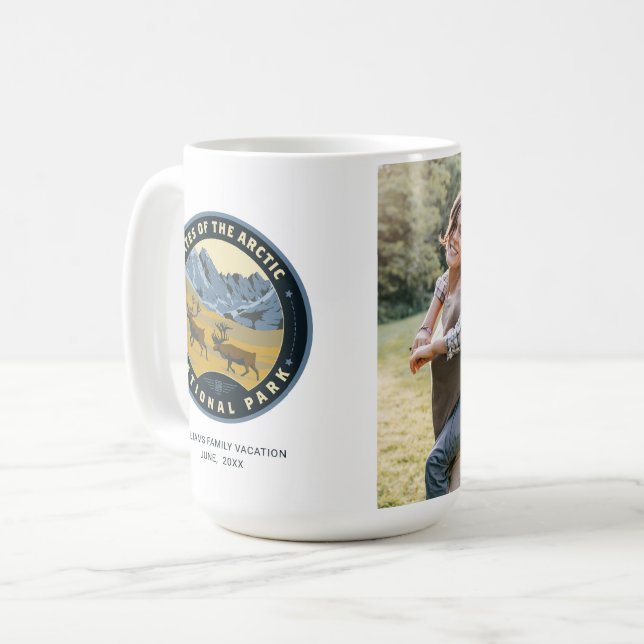 Taza De Café Puertas del Parque Nacional del Ártico (Anverso izquierdo)