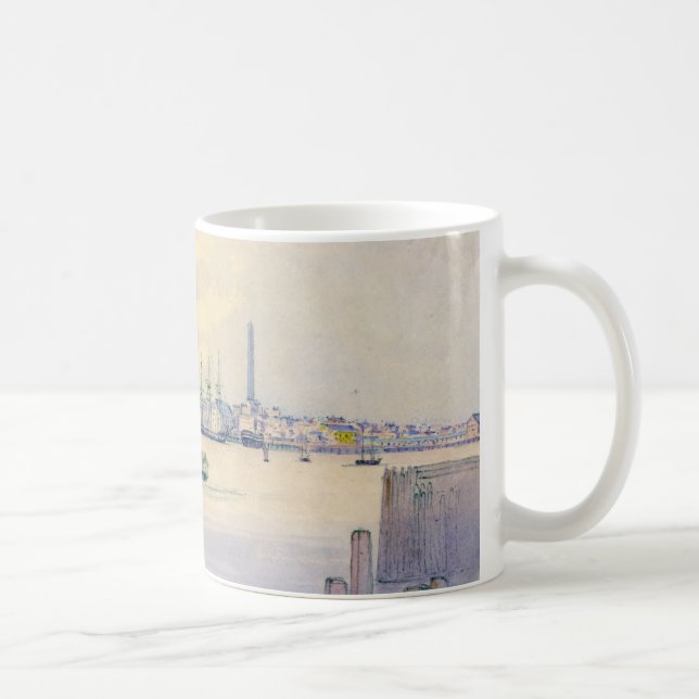 Taza De Café Puerto 1846 de Boston (Derecha)