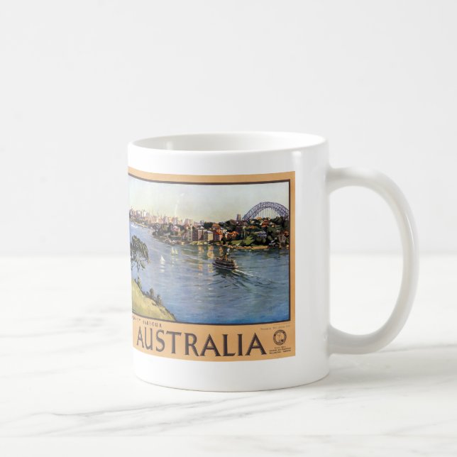 Taza De Café Puerto Australia de Sydney (Derecha)