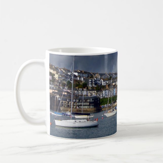 Taza De Café Puerto Cornualles de Falmouth (Izquierda)