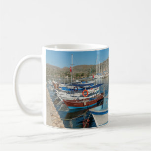 Taza De Café Puerto de Bozburun cerca de Marmaris, Turquía
