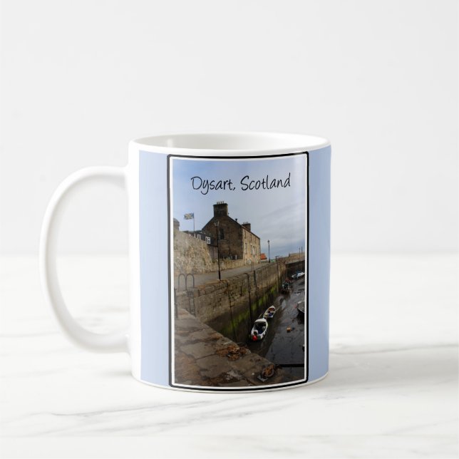 Taza De Café Puerto de Dysart, Costa de Fife, Escocia (Izquierda)