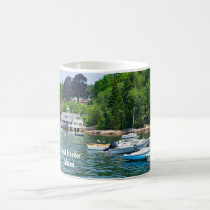 Taza De Café Puerto de foca en Maine
