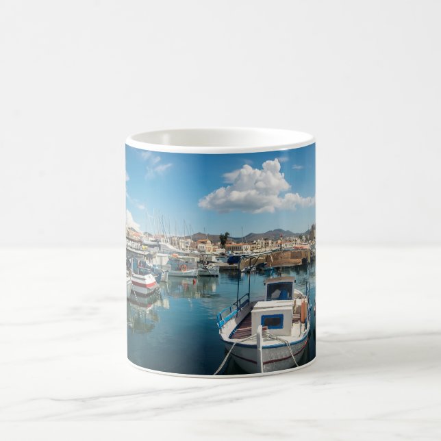 Taza De Café Puerto de la isla Aegina (Centro)