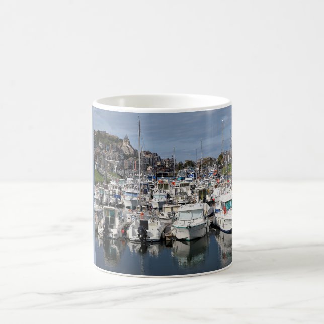 Taza De Café Puerto Deportivo de Le Tréport, Francia (Centro)