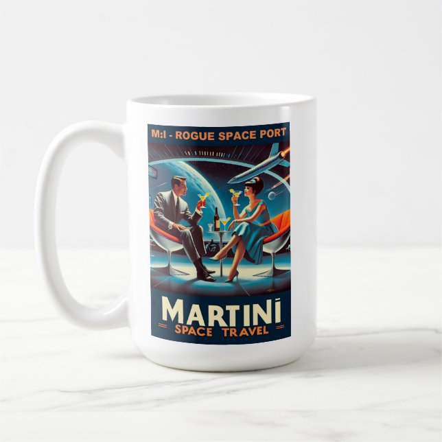Taza De Café Puerto espacial Martini Space Travel: Poster Rogue (Izquierda)
