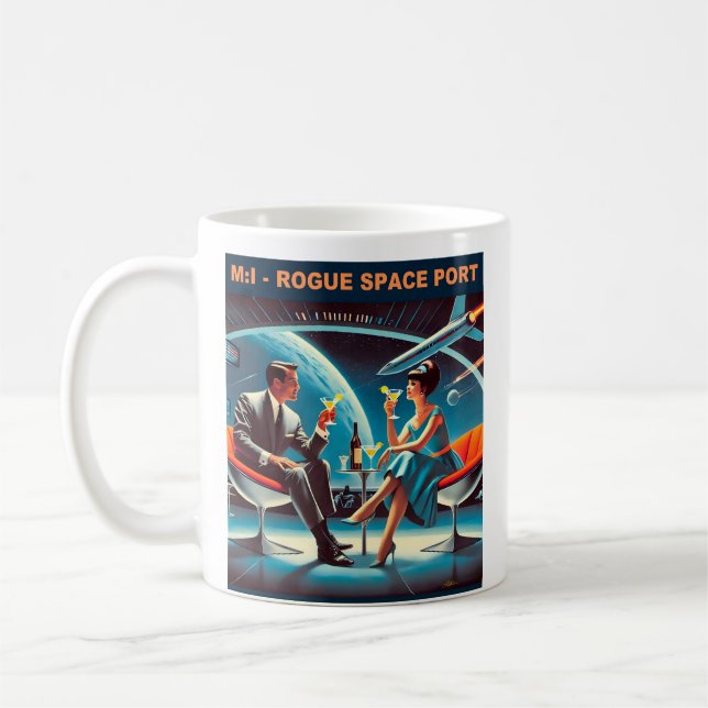 Taza De Café Puerto espacial Martini Space Travel: Poster Rogue (Izquierda)