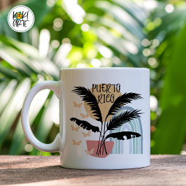 Taza De Café Puerto Rico BOHO Tropical