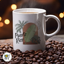 Taza De Café Puerto Rico BOHO Tropical
