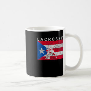 Taza De Café Puerto Rico Lacrosse Boricua Lax Goalie