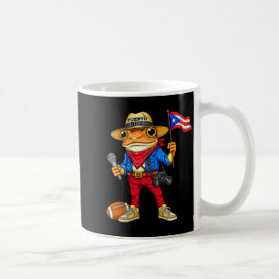 Taza De Café Puerto rico rana coquí música de calle fútbolPuert