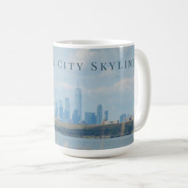 Taza De Café Puerto Sunny Skyline de Nueva York