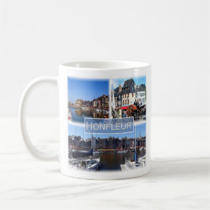 Taza De Café puerto zFR028 HONFLEUR, Normandía, Café Mug