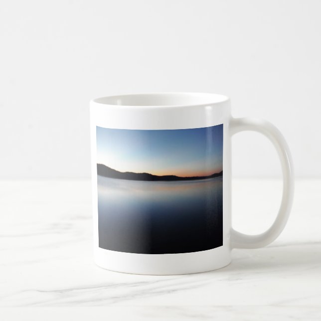 Taza De Café Puesta de sol en el lago Arrowhead (Derecha)