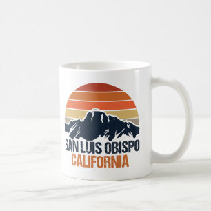 Taza De Café Puesta de sol en la montaña de San Luis Obispo Cal