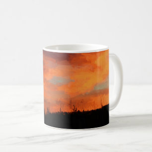 Taza De Café Puesta de sol en Swan Lake