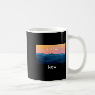 Taza De Café Puesta de sol montañosa de Hudson New Hampshire, c