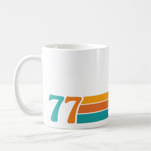 Taza De Café Puesta de sol retro 77