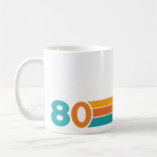 Taza De Café Puesta de sol retro 80