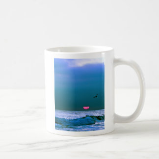 Taza De Café Puesta del sol azul