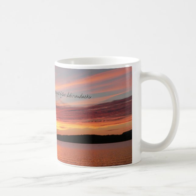 Taza De Café Puesta del sol de Adirondack (Derecha)