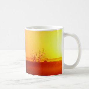 Taza De Café Puesta del sol de la cosecha