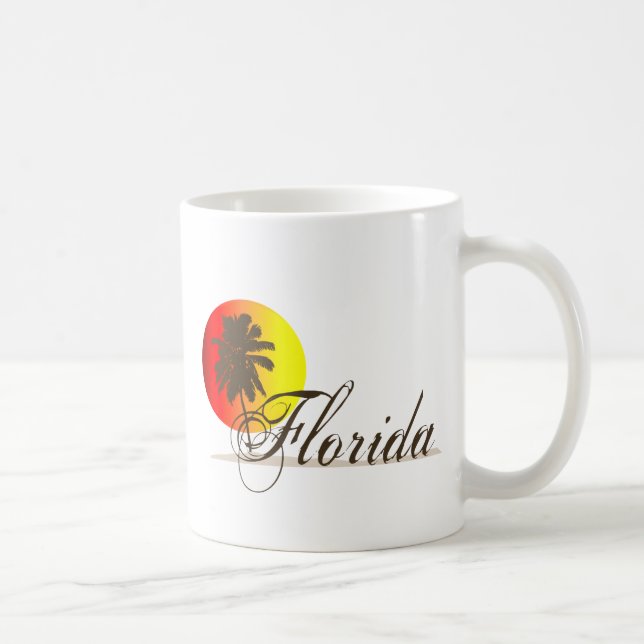 Taza De Café Puesta del sol de la Florida (Derecha)