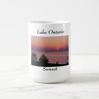 Taza De Café Puesta del sol del lago Ontario
