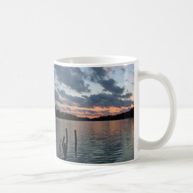 Taza De Café Puesta del sol del otoño (Derecha)
