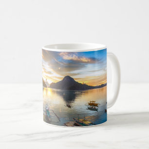Taza De Café Puesta del sol en el EL Nido