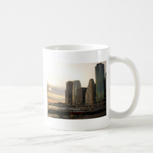 Taza De Café Puesta del sol en el embarcadero 17, puerto del