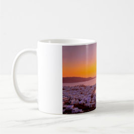 Taza De Café Puesta del sol en Mykonos, Grecia
