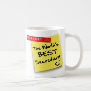 Taza De Café Puesto a la Mejor Secretaria del Mundo
