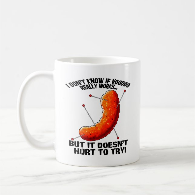 Taza De Café Puff de queso vudú - Chiste anti Trump (Izquierda)